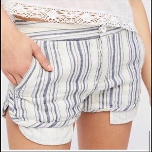 Free People Night Moves Striped Short